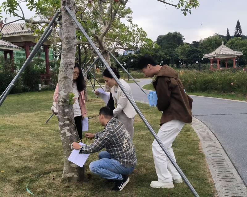 配图1:审计组走访公园绿地现场实地踏勘.jpg